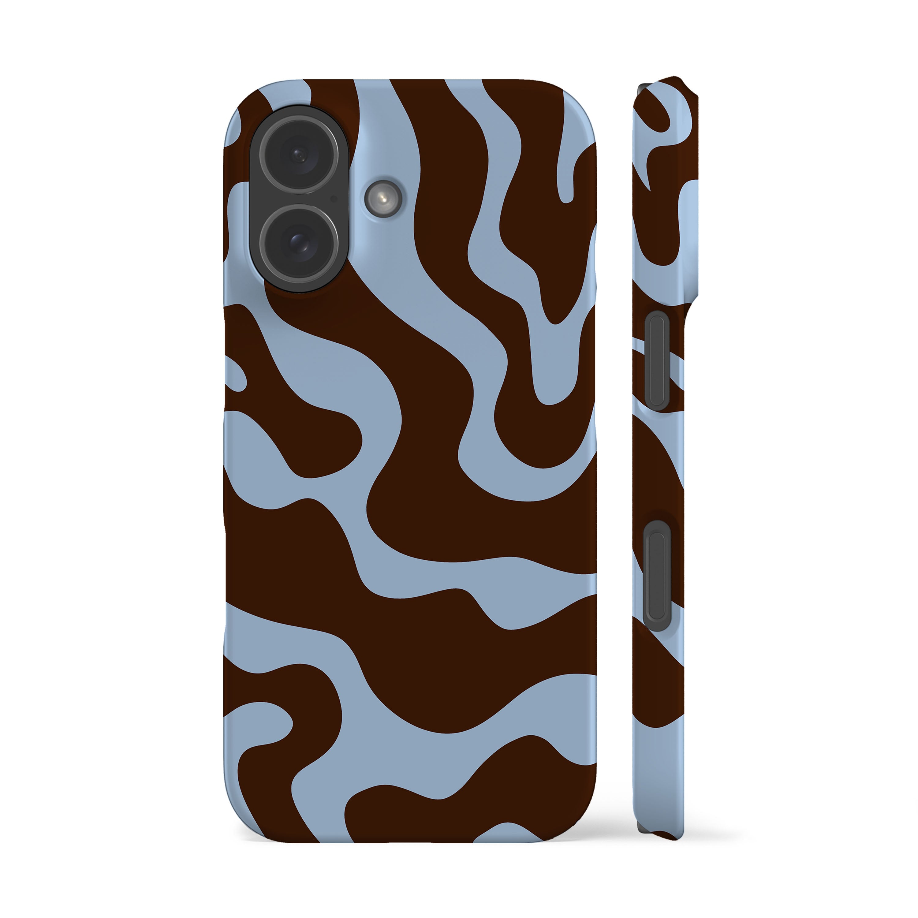 Abstract Chocolate Wave Phone Case