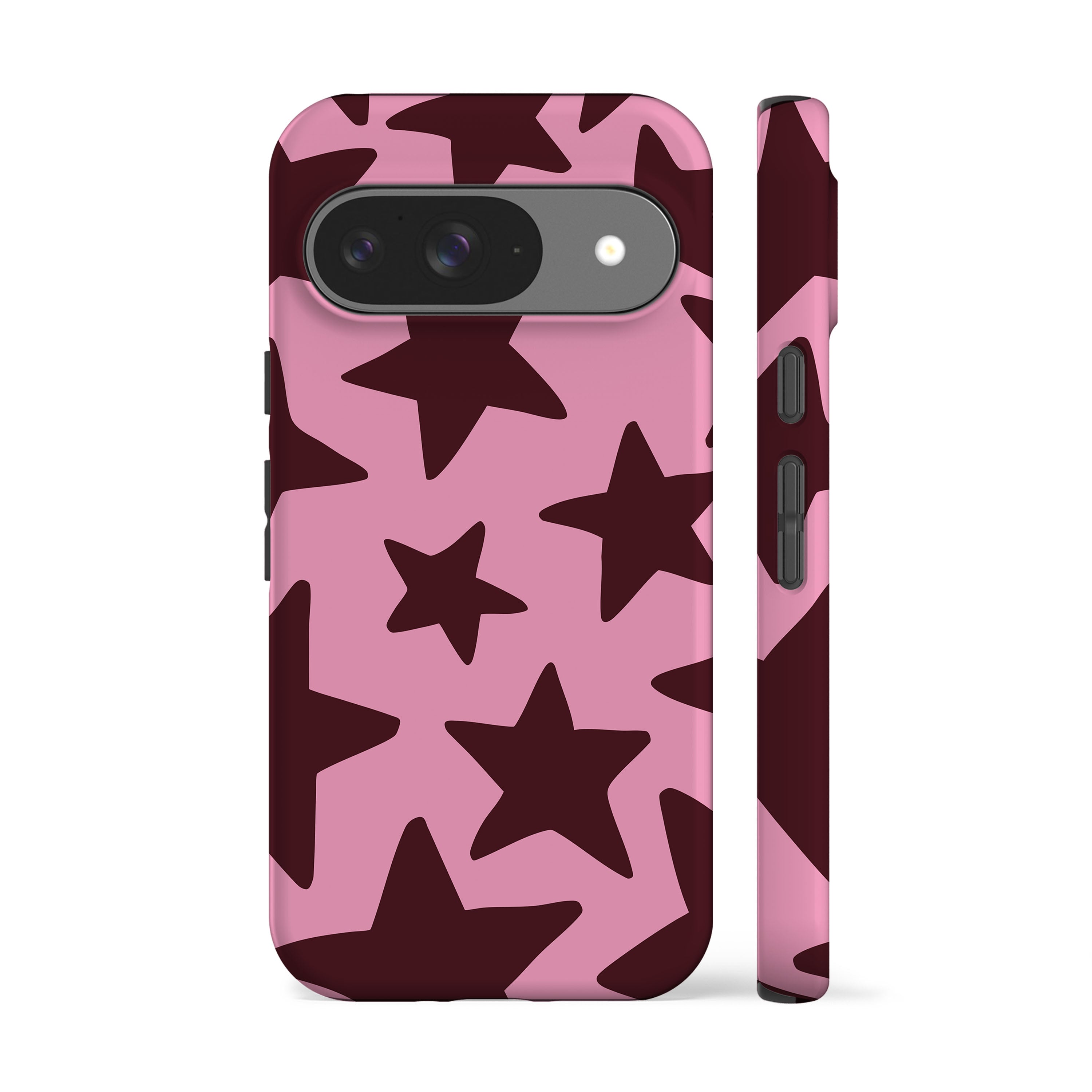 Pink Plum Big Stars Phone Case