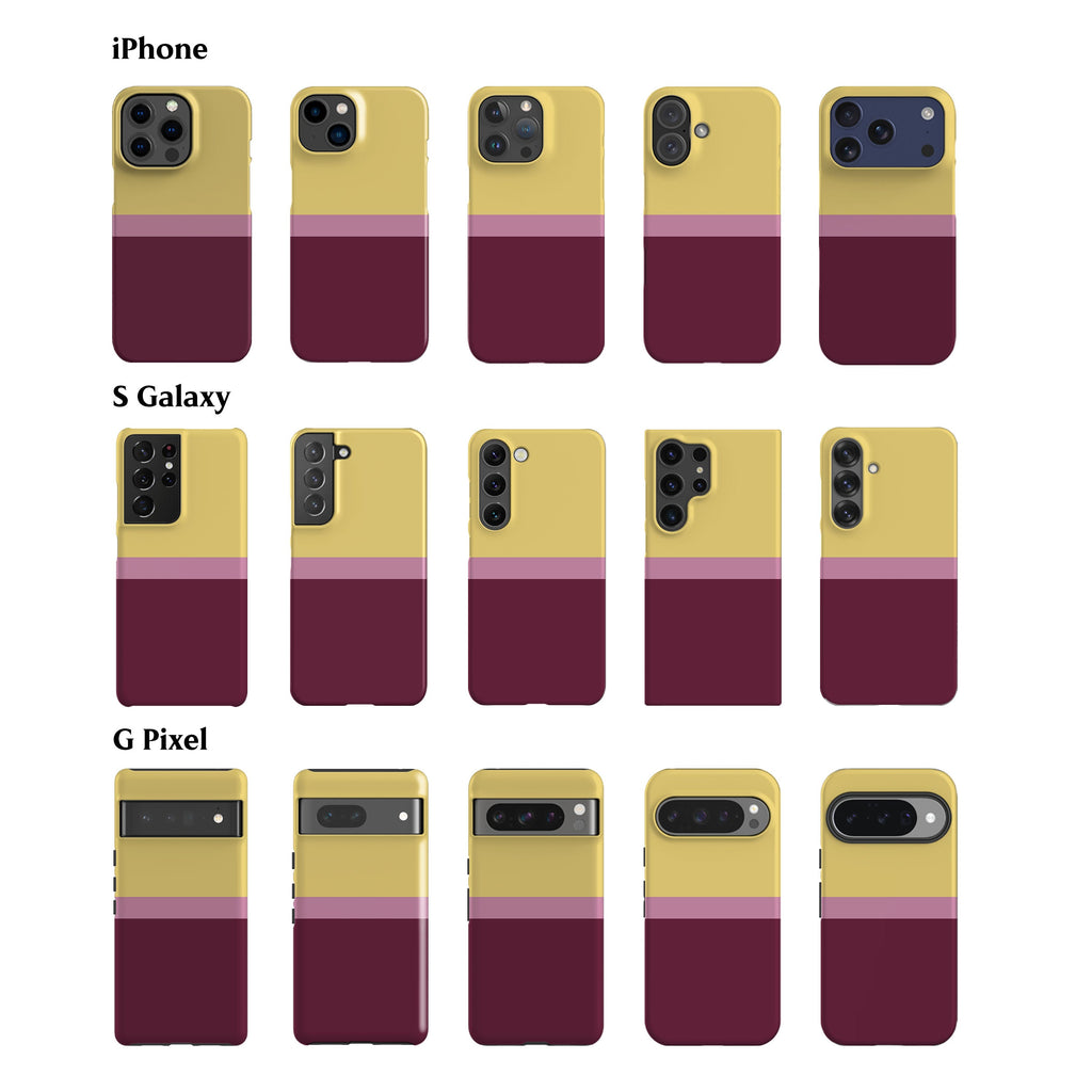 Scandi Yellow Block Color Phone Case