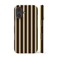 Brown Yellow Striped Phone Case