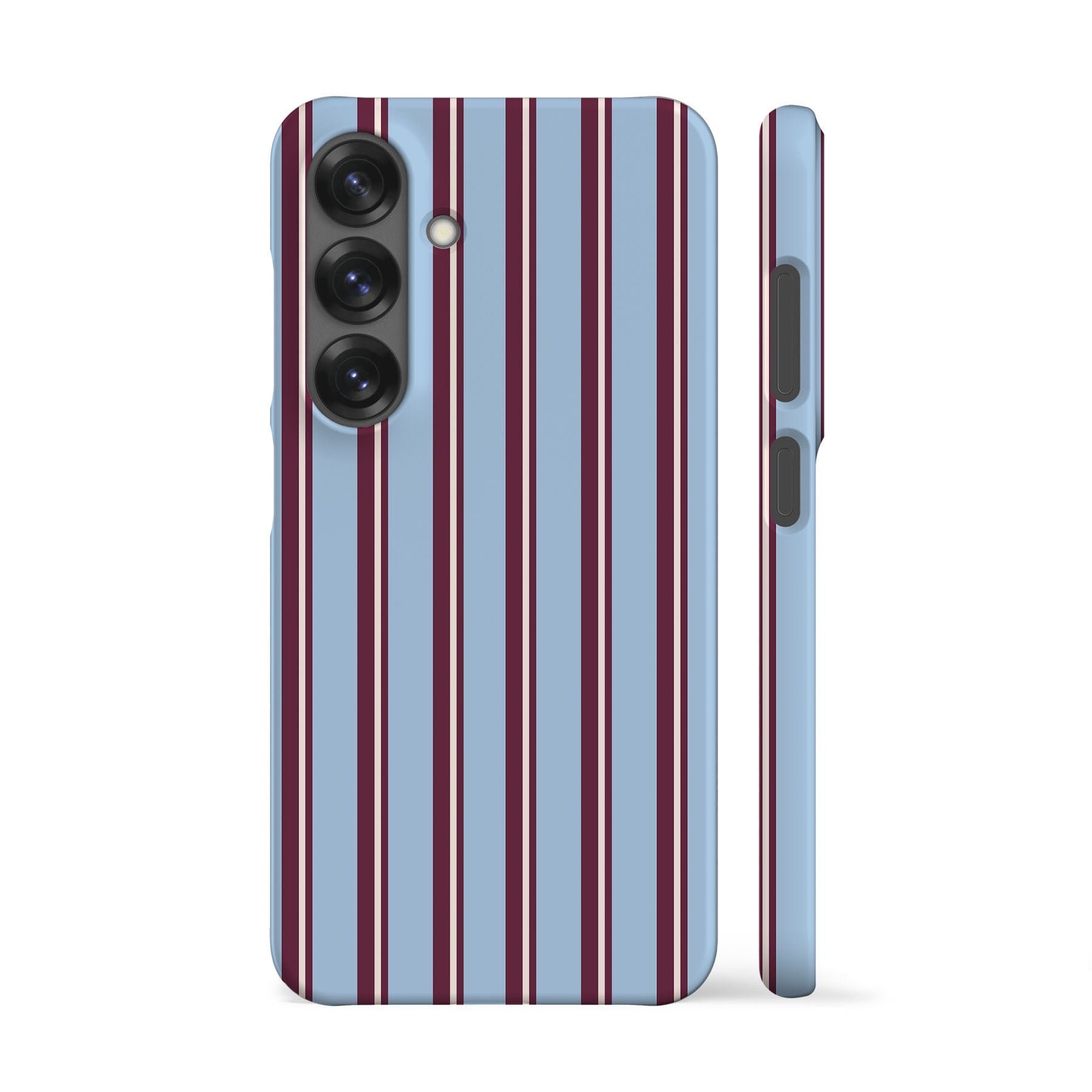 Capri Light Blue Stripes Phone Case