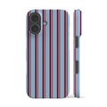 Capri Light Blue Stripes Phone Case