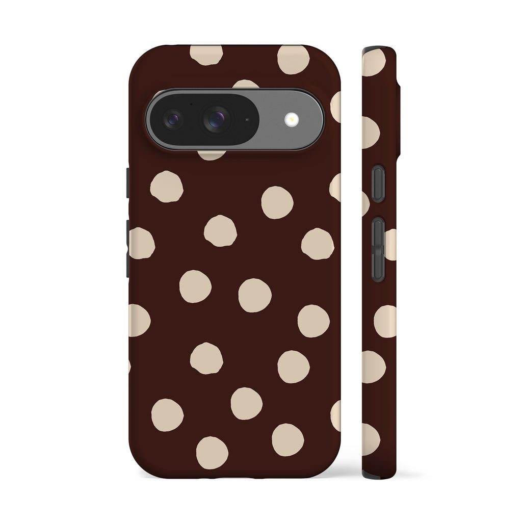 Chocolate Ella Dots Phone Case