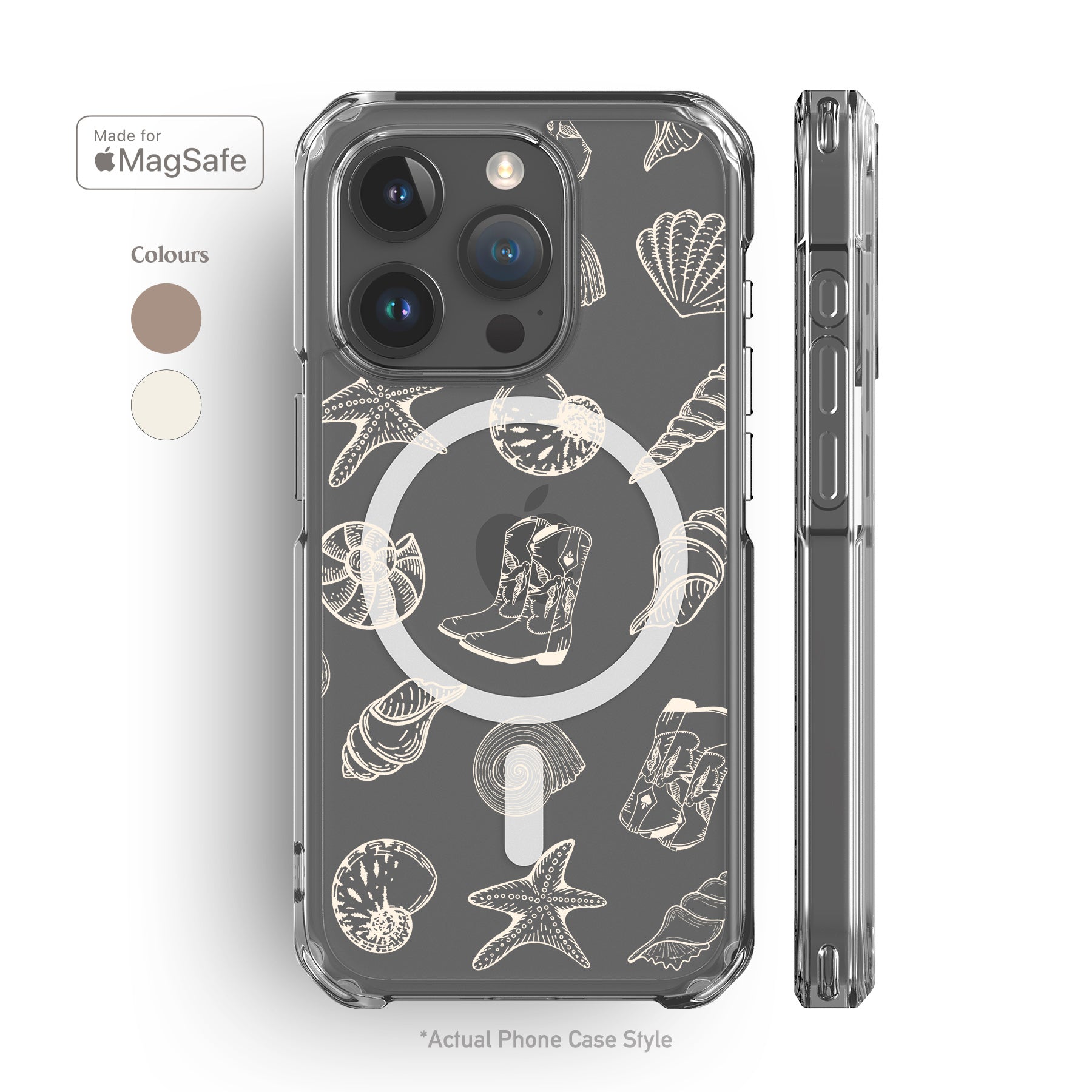 Coastal Cowgirl Clear MagSafe iPhone Case