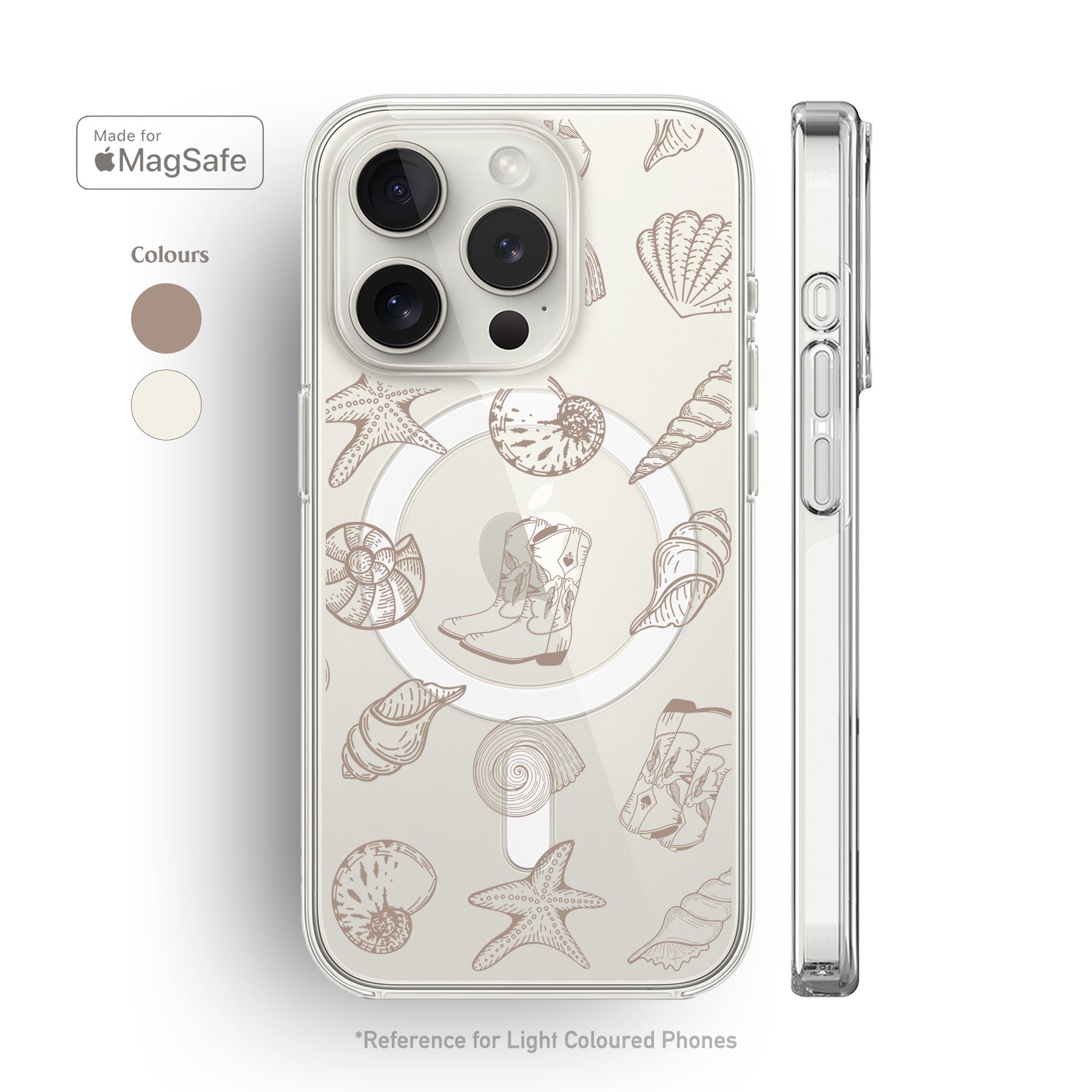 Coastal Cowgirl Clear MagSafe iPhone Case