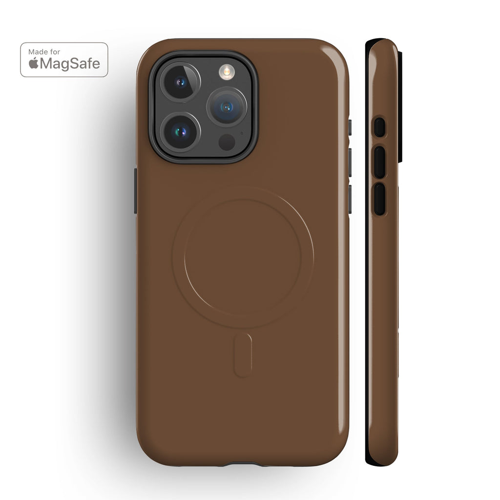 Coffee Brown MagSafe iPhone Case