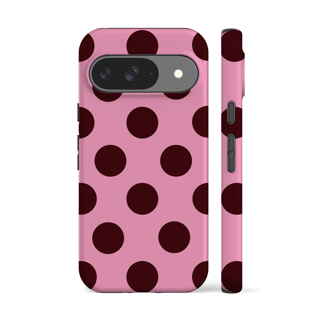 Feria Maroon Dots Phone Case