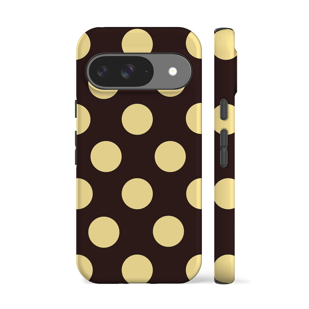 Brown Yellow Feria Dots Phone Case