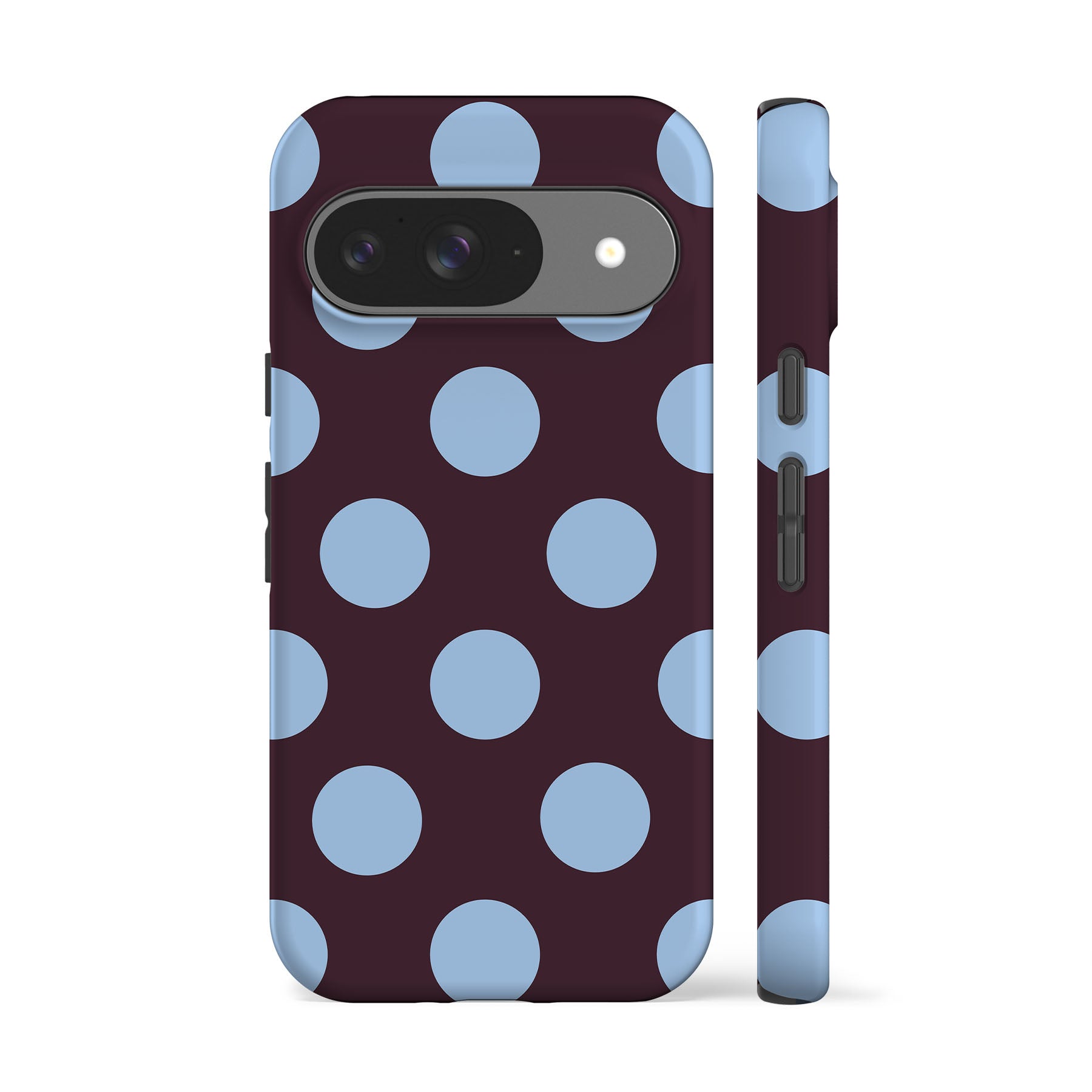 Dark Purple Feria Dots Phone Case