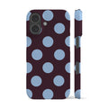 Dark Purple Feria Dots Phone Case