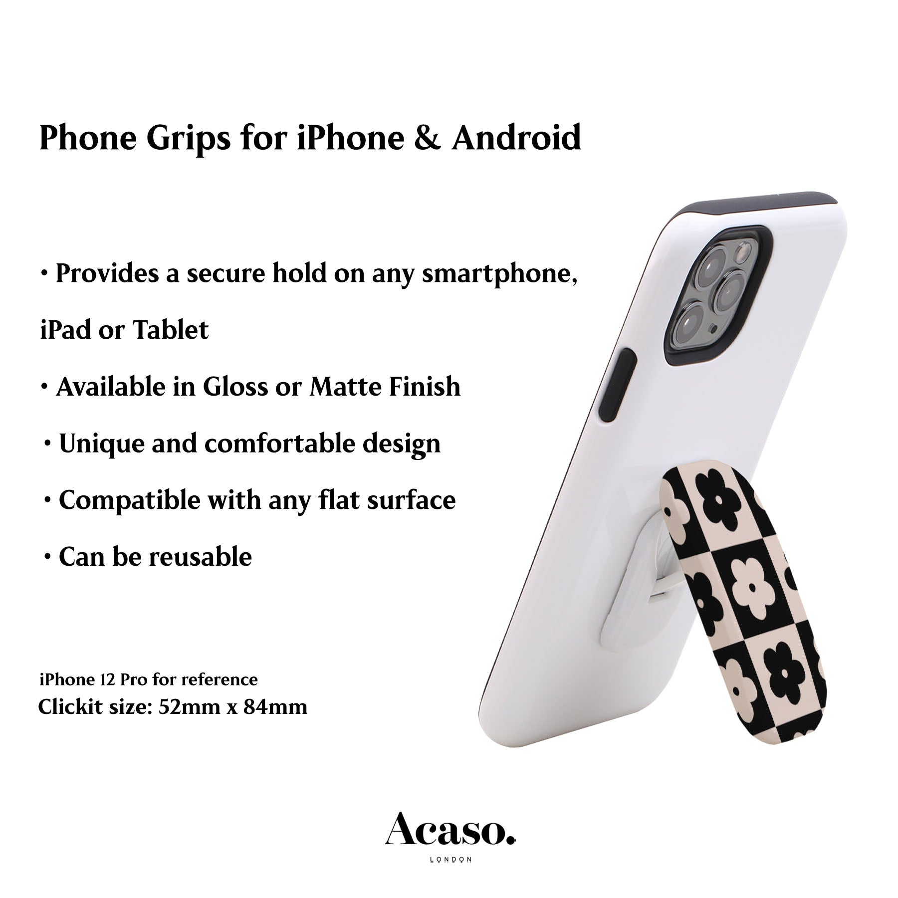 Flower Power Phone Grip