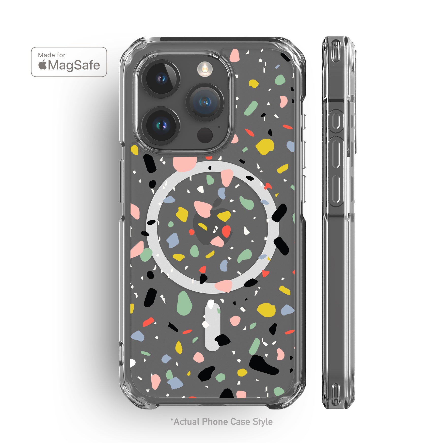 Terrazzo Clear MagSafe iPhone Case