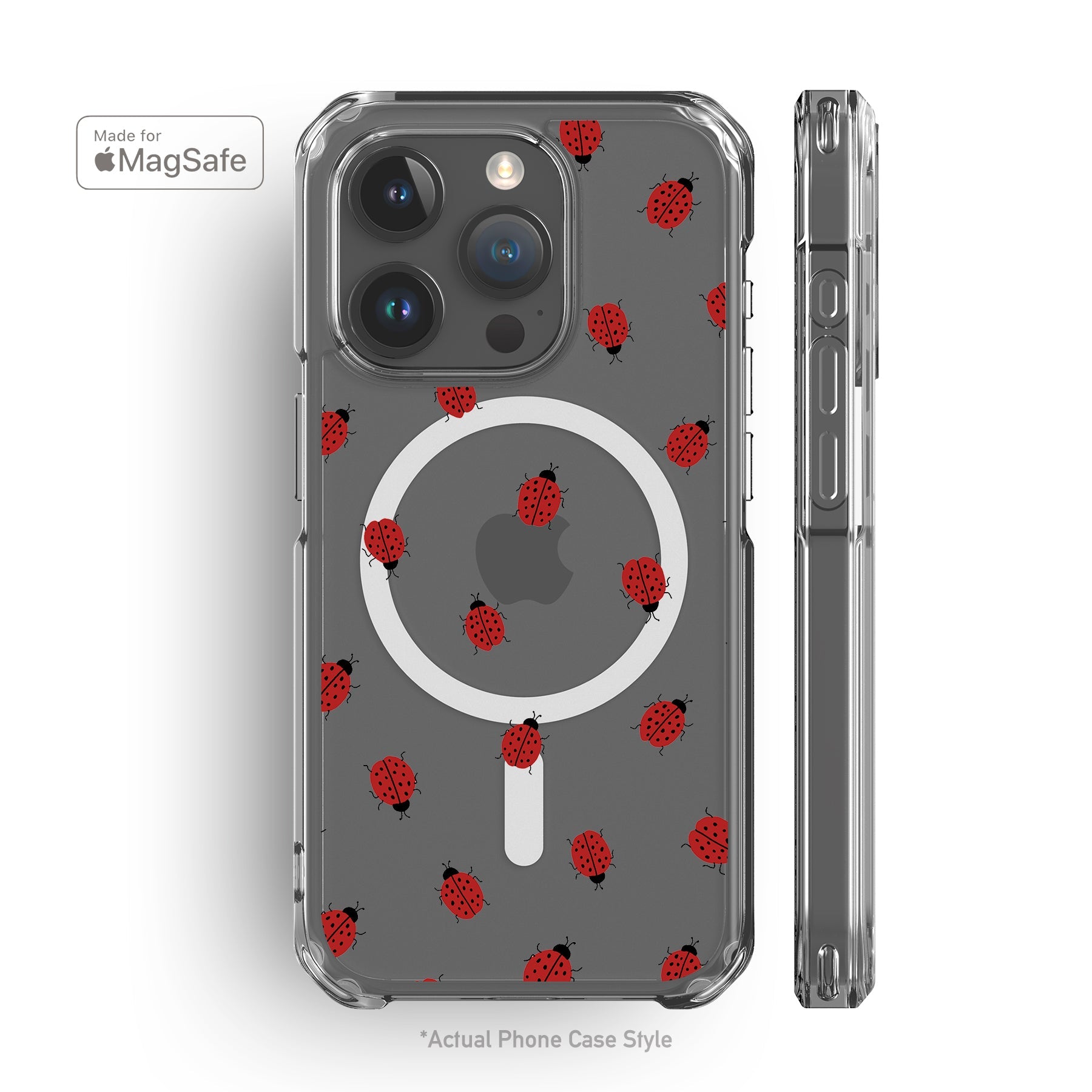 Ladybug Clear MagSafe iPhone Case