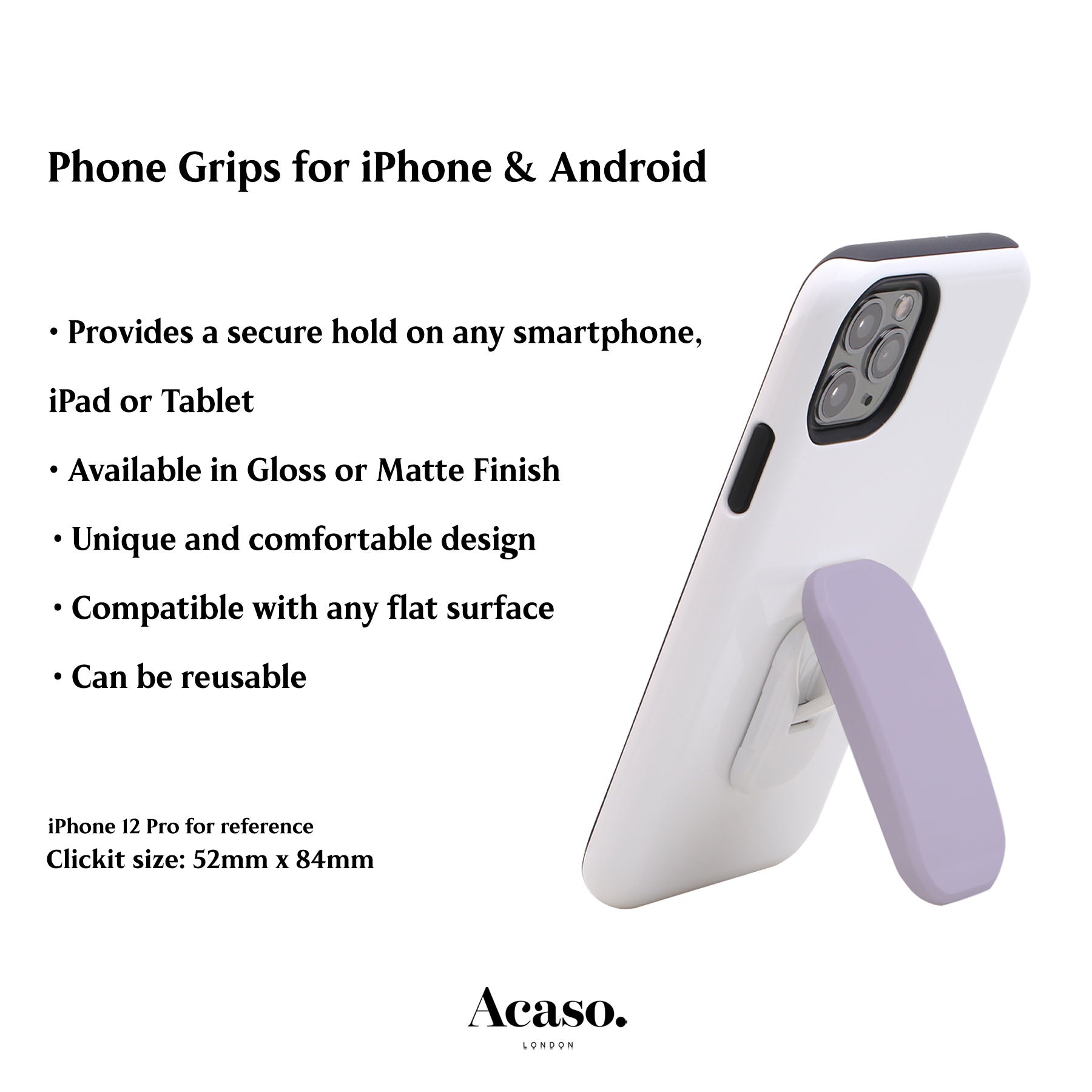 Lavender Phone Grip