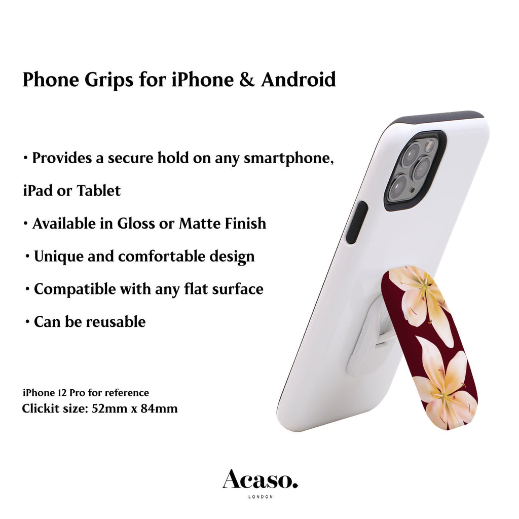 Lily Flower Phone Grip