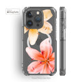Lily Flowers Clear MagSafe iPhone Case