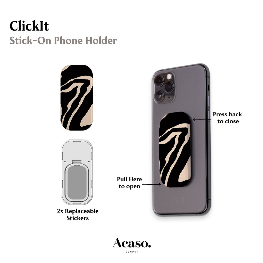 Liquid Marble Phone Grip