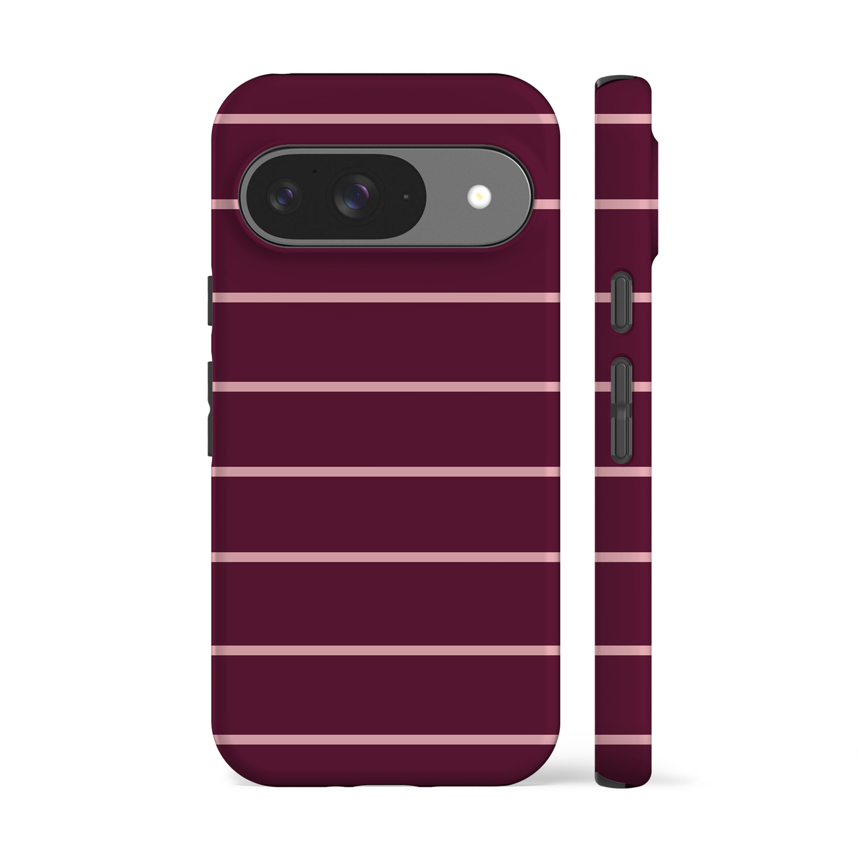 Mauve Landscape Striped Phone Case