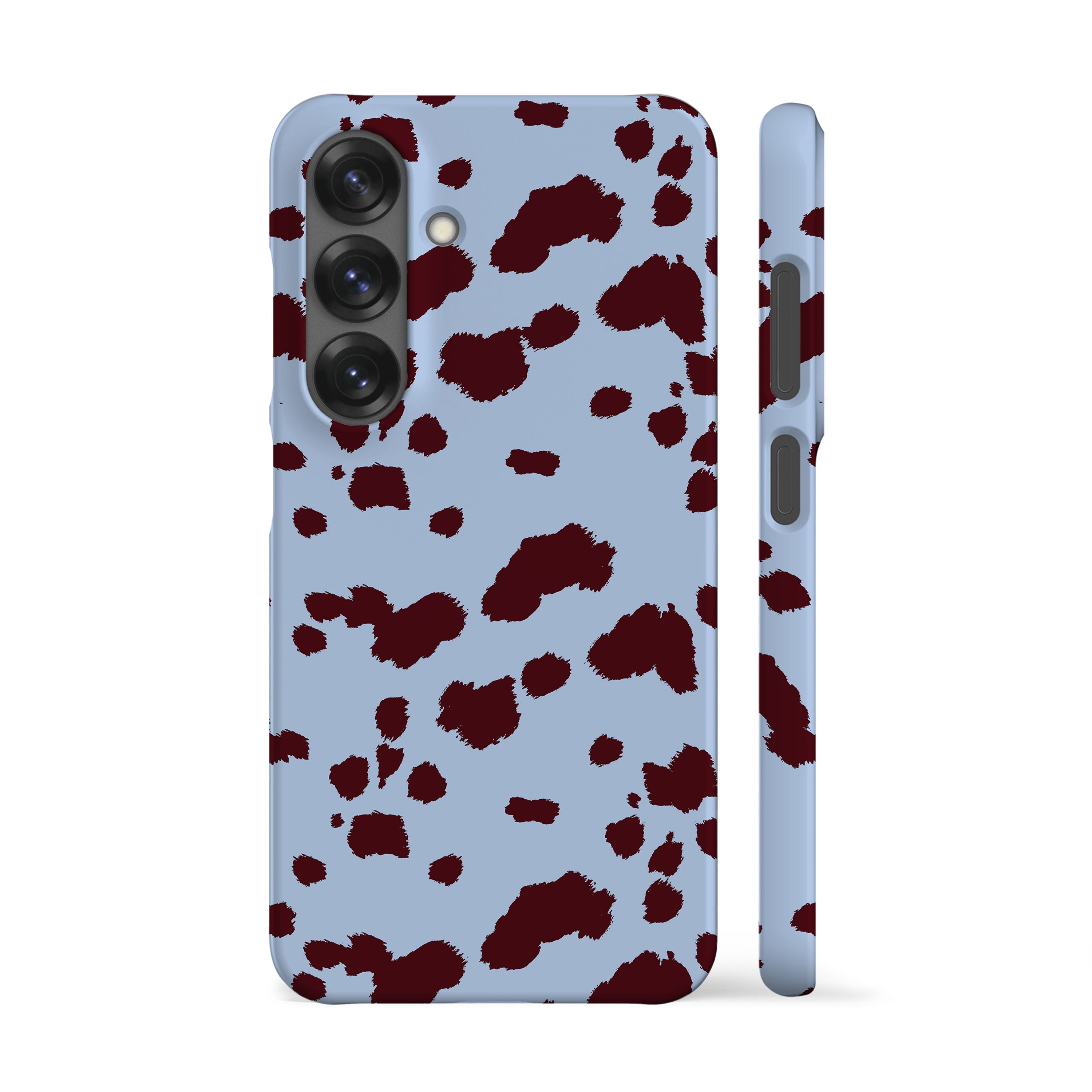 Blue Mini Cow Print Phone Case