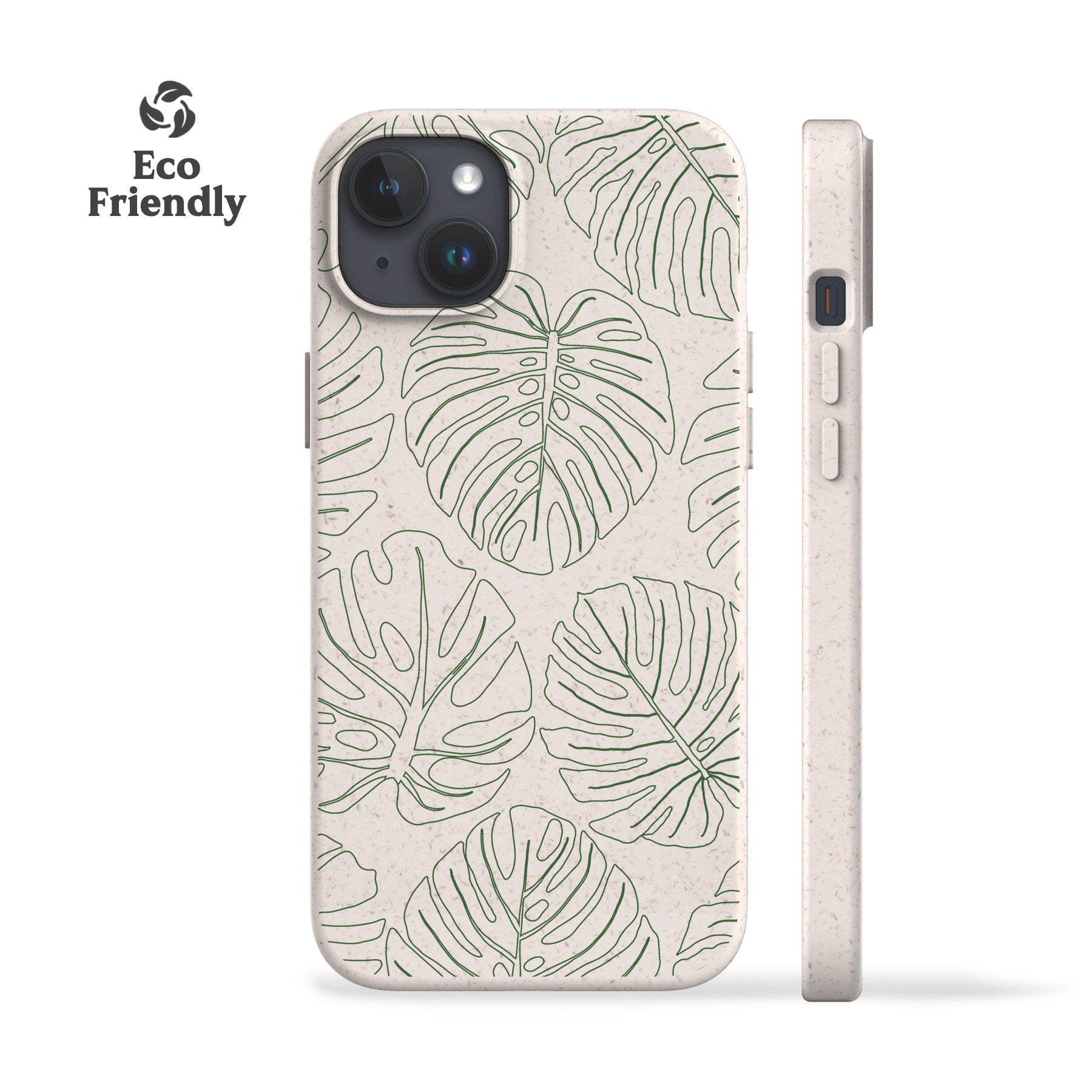 Line Art Monstera Eco-Friendly Phone Case