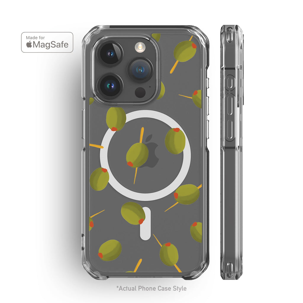 Olives Clear MagSafe iPhone Case