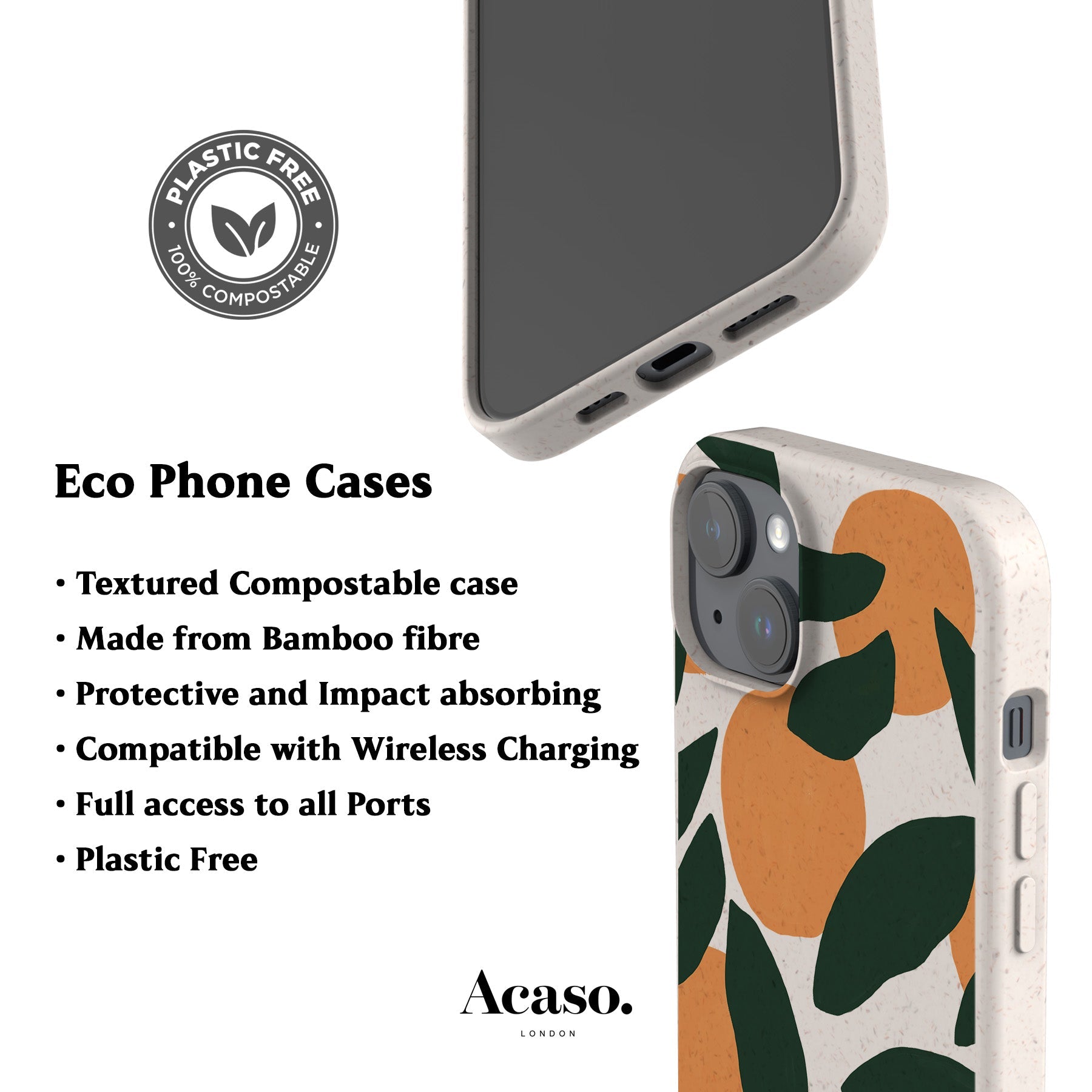 Oranges Eco-Friendly Phone Case