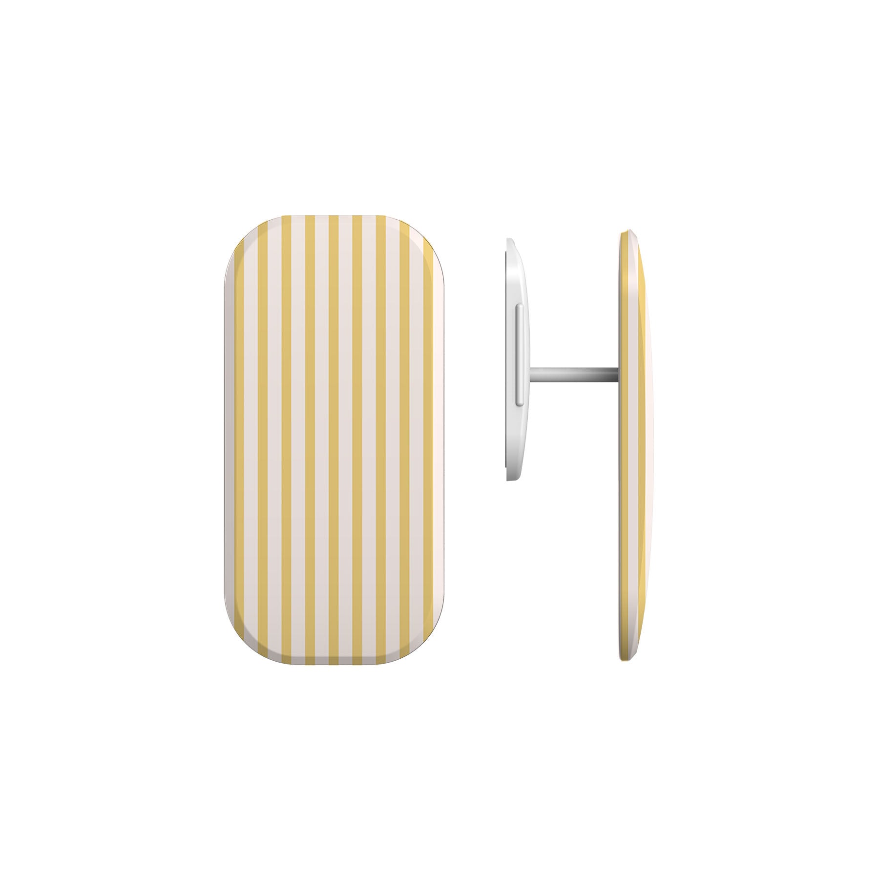 Butter Yellow Striped Phone Grip
