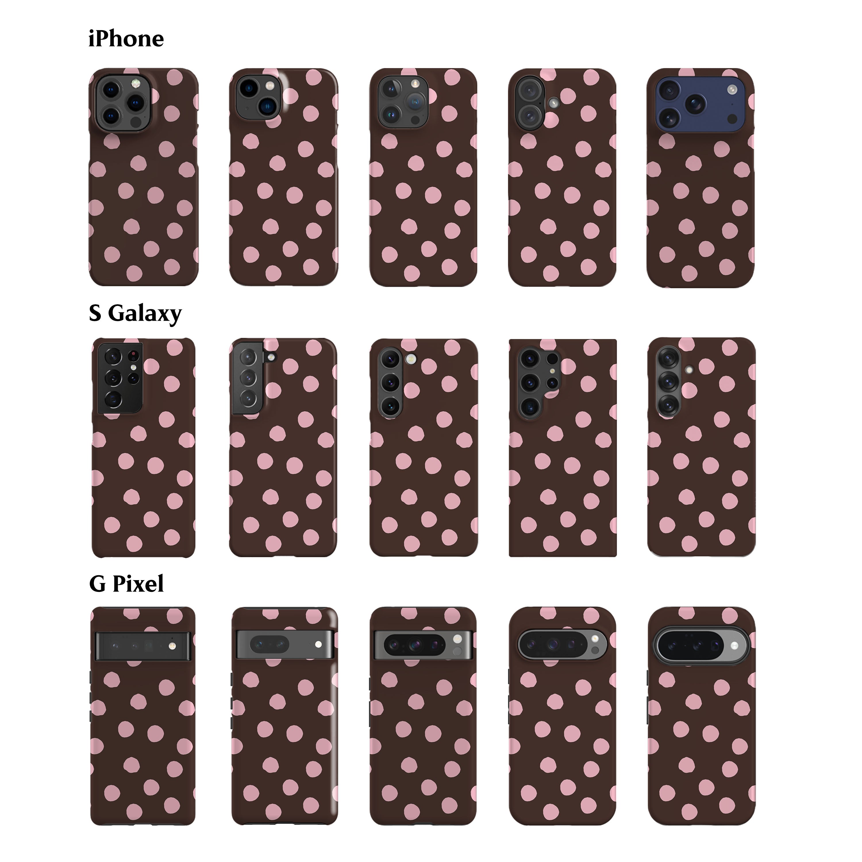 Pink Ella Dots Phone Case