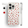 Hearts Clear MagSafe iPhone Case