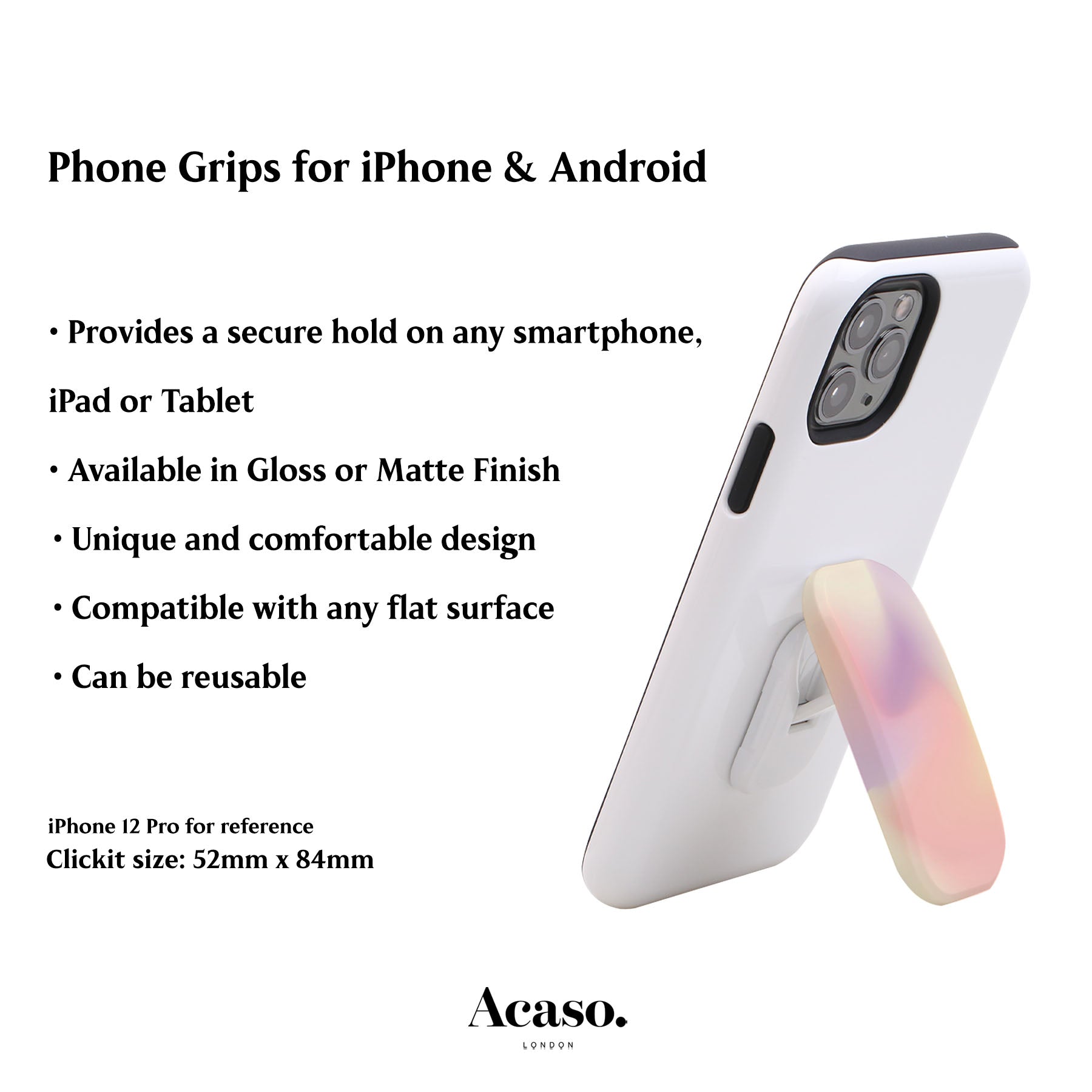 Soft Aura Phone Grip