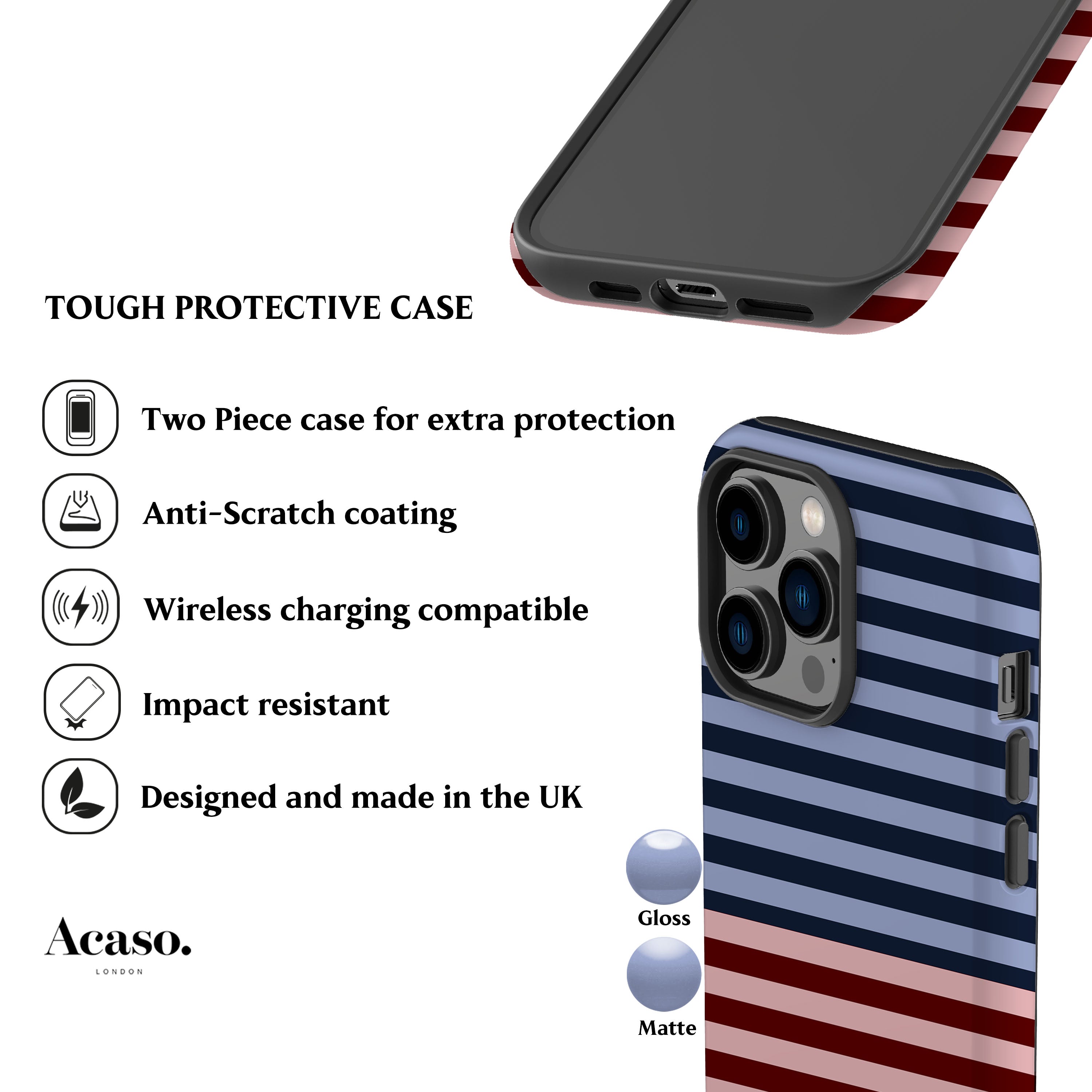 Spring Combo Stripes Phone Case