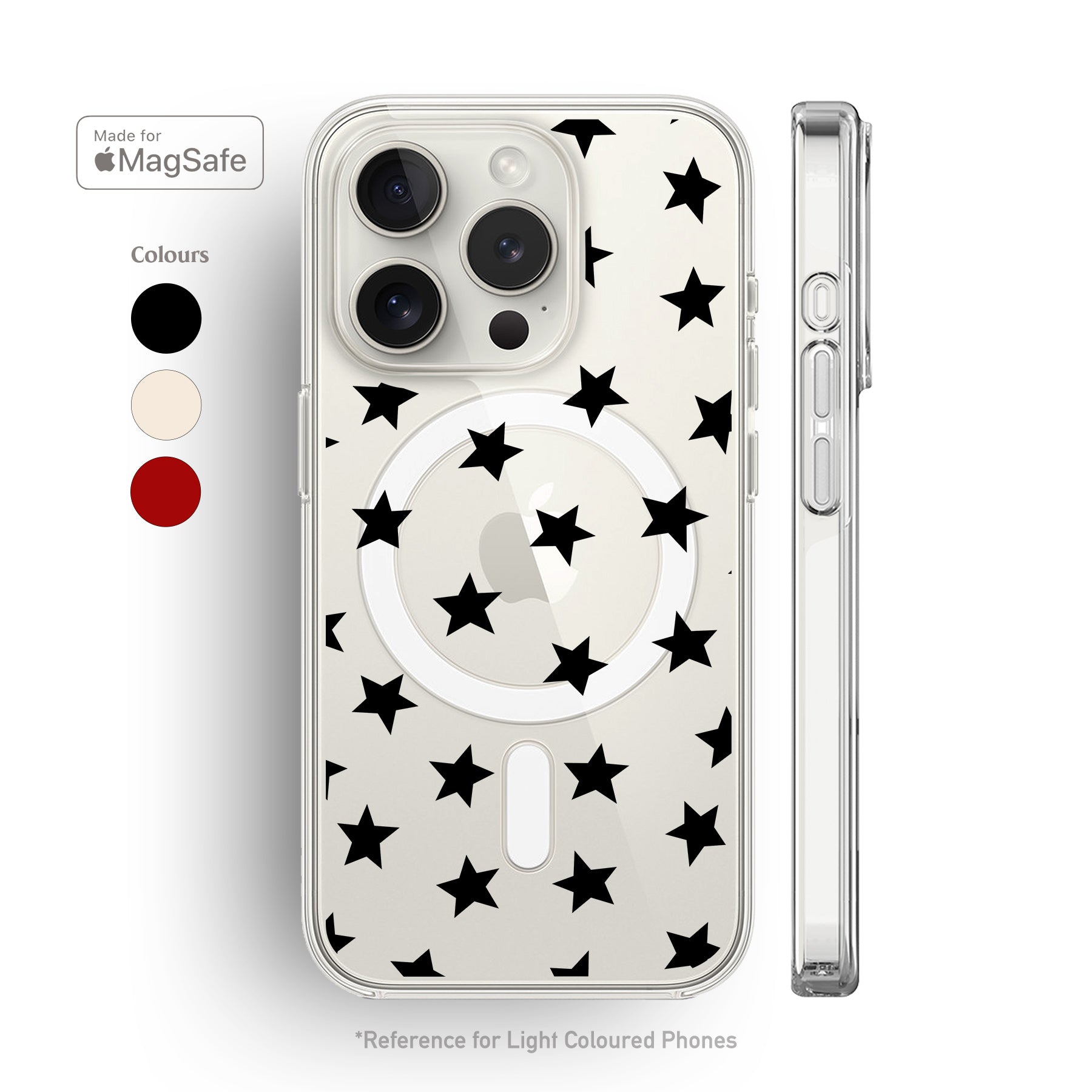 Mini Stars Clear MagSafe iPhone Case