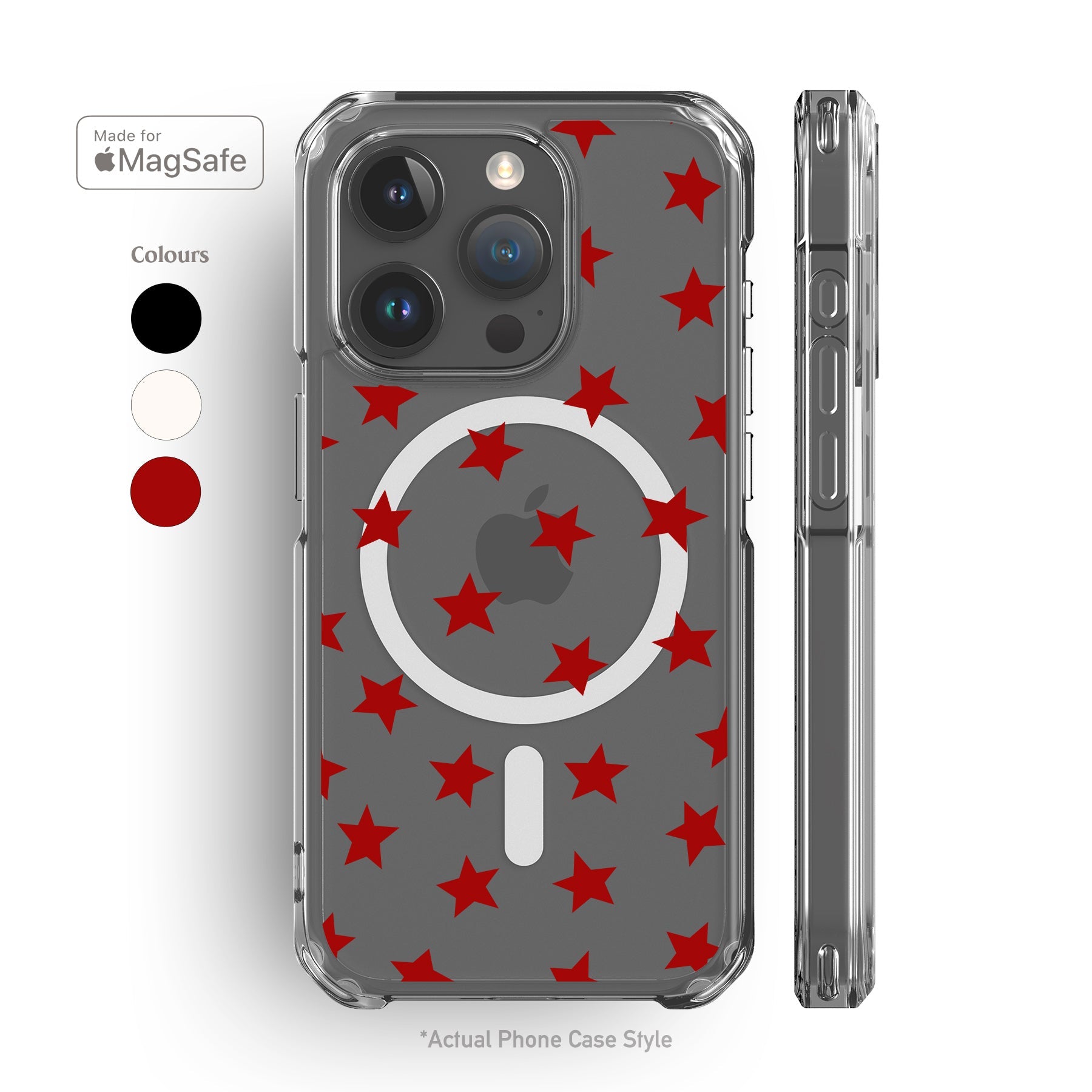 Mini Stars Clear MagSafe iPhone Case