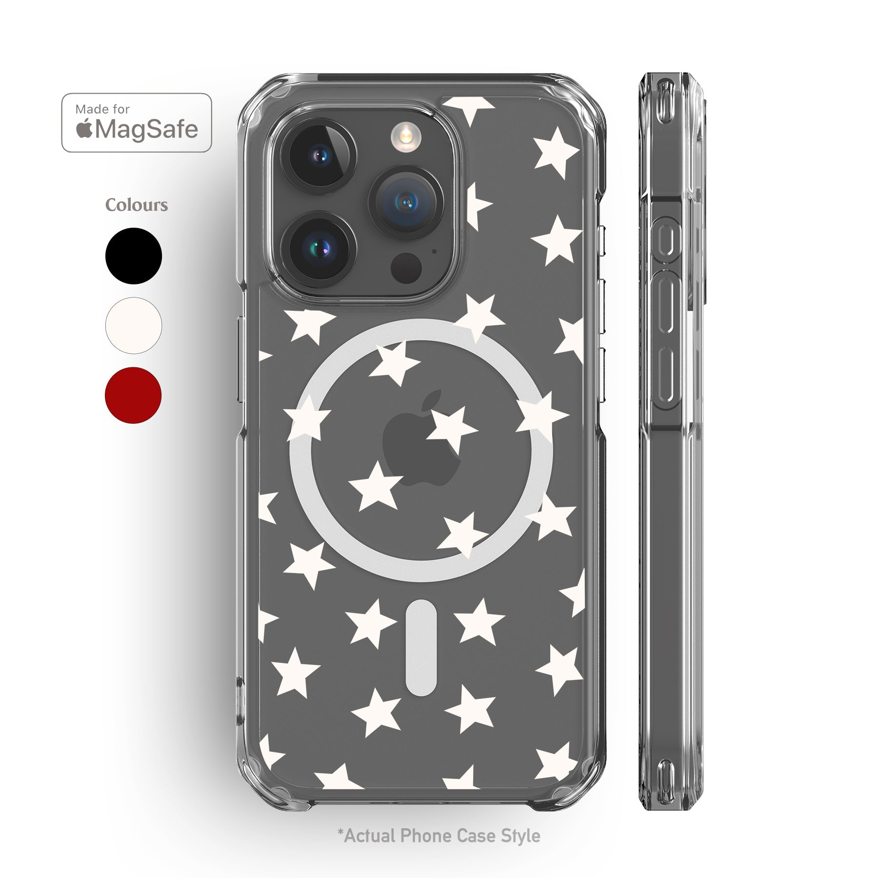 Mini Stars Clear MagSafe iPhone Case