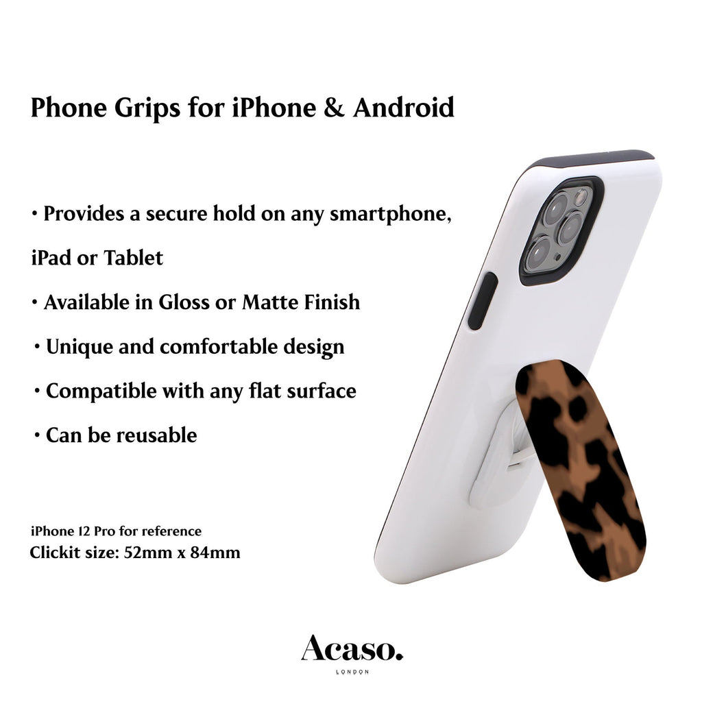 Tortoise Shell Phone Grip