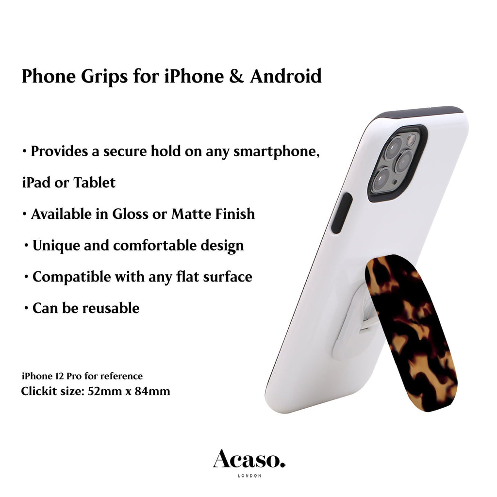 Wavy Tortoise Phone Grip