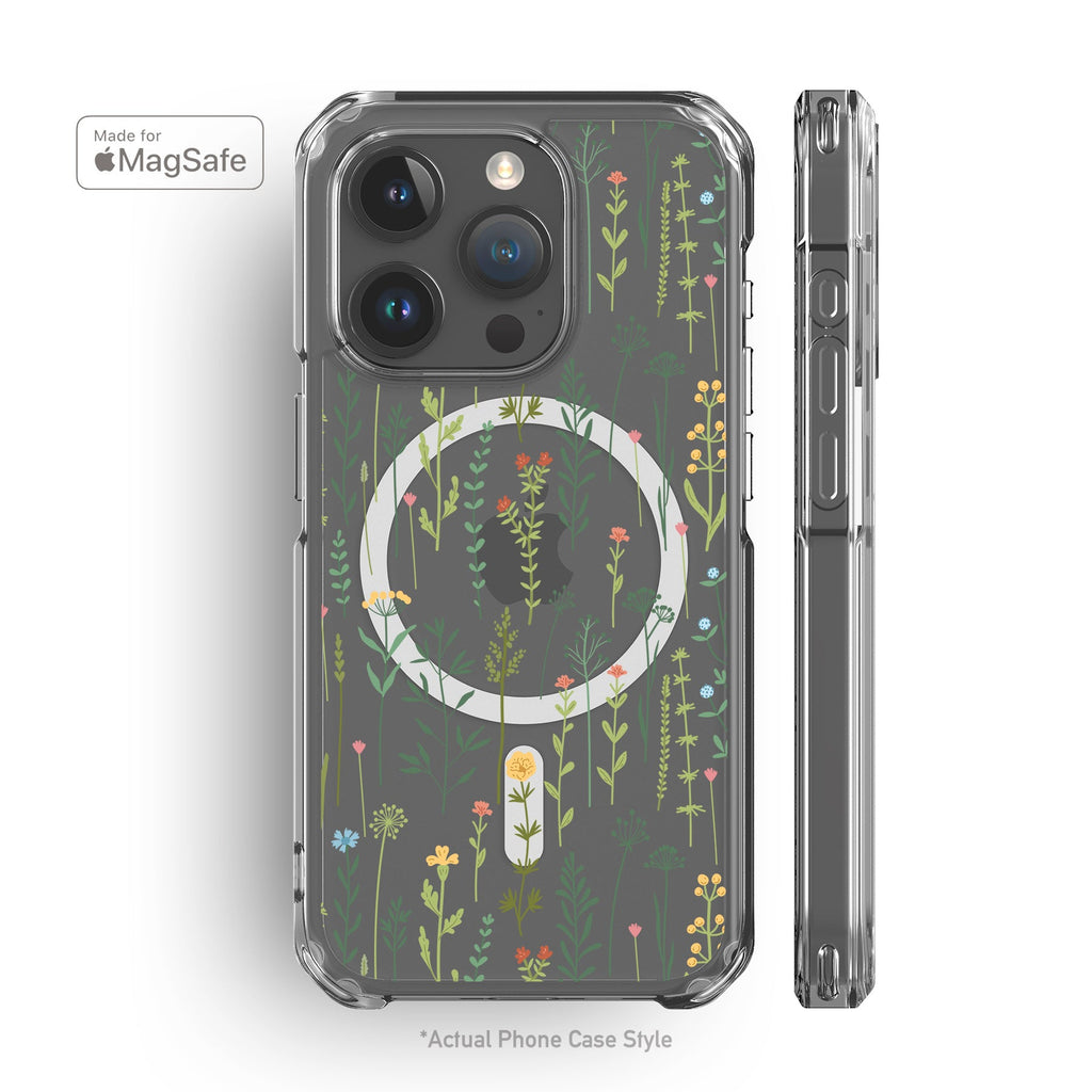Wildflowers Clear MagSafe iPhone Case