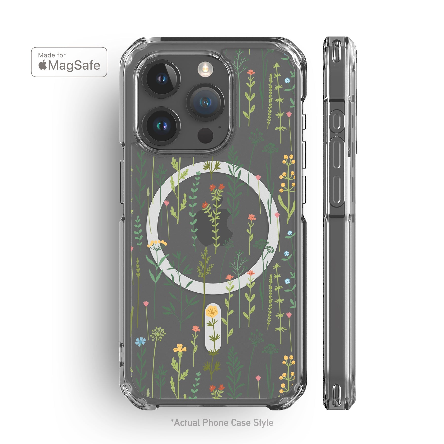 Wildflowers Clear MagSafe iPhone Case