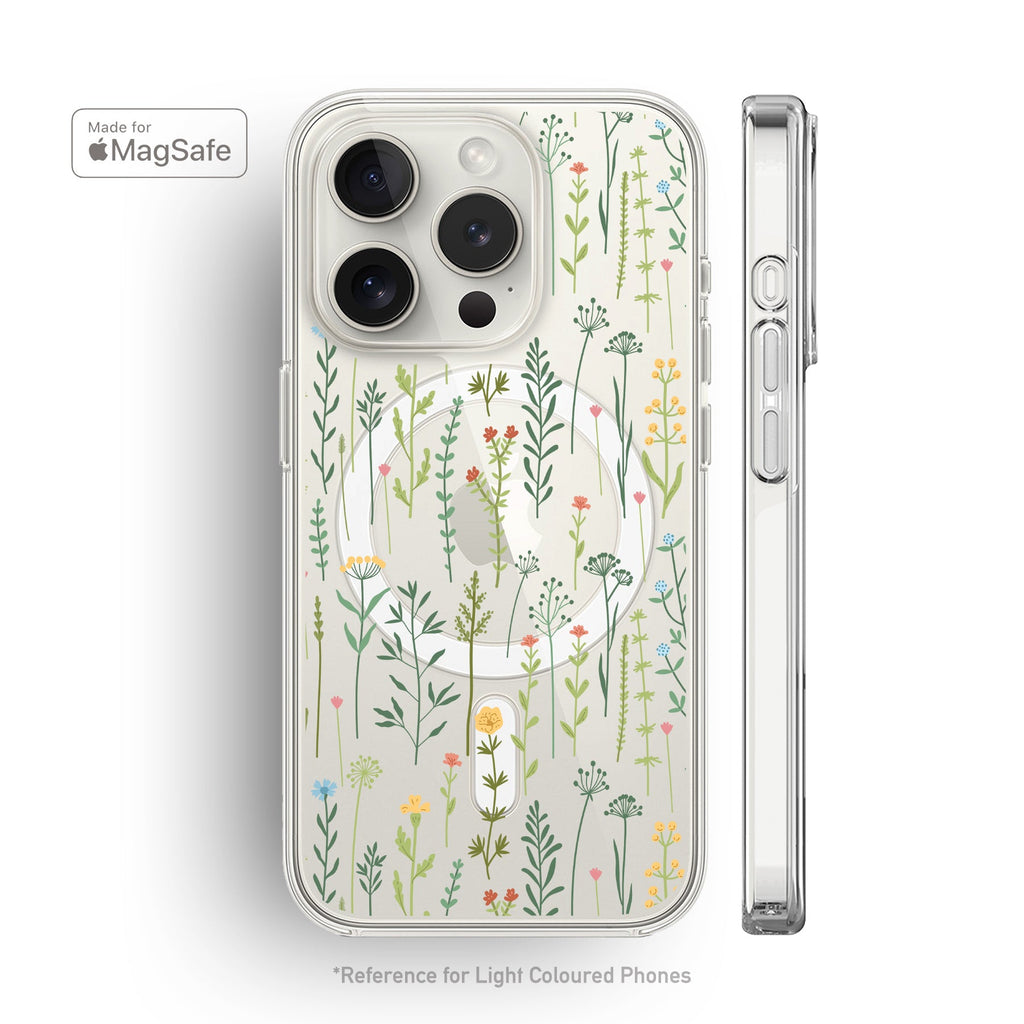 Wildflowers Clear MagSafe iPhone Case